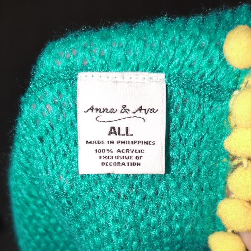 Anna & Ava Pom Infinity Scarf - Picture 4 of 5